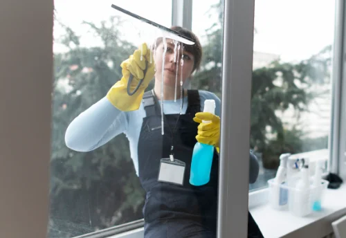 Nettoyage de vitres intérieures et extérieures à Pommerieux